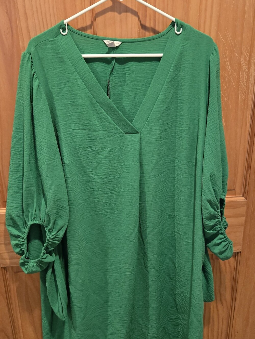 Cato Emerald Green Quarter Sleeve Women's Dress